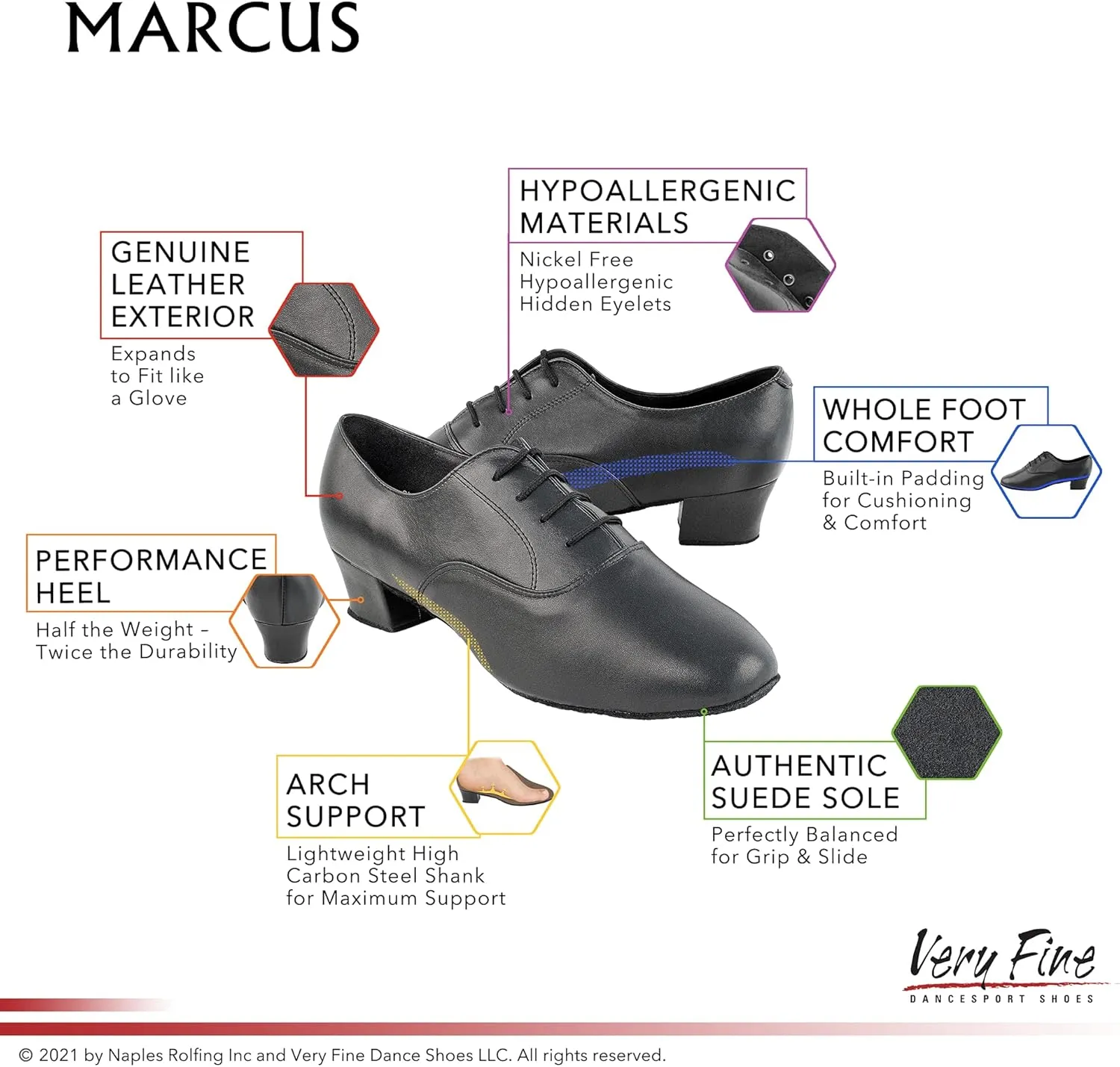 Very Fine Men's Standard Latin Rhythm Salsa Swing Dance Shoes