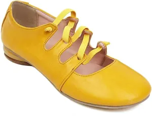 Viuluti Women's Round Toe Ballet Flats Comfort Elastic Ankle Straps Slip-on Casual Shoes