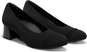 VIVAIA Julie Arch Pro Almond-Toe Stress Free Chunky Heels for Socializing, Party Round-Toe Shoes