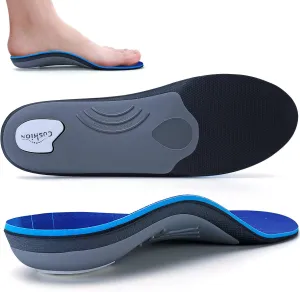 Walkomfy Heavy Duty Support Pain Relief Orthotics - 210  lbs Plantar Fasciitis High Arch Support Insoles for Men Women, Flat Feet Orthotic Insert, Work Boot Shoe Insole, Absorb Shock with Every Step