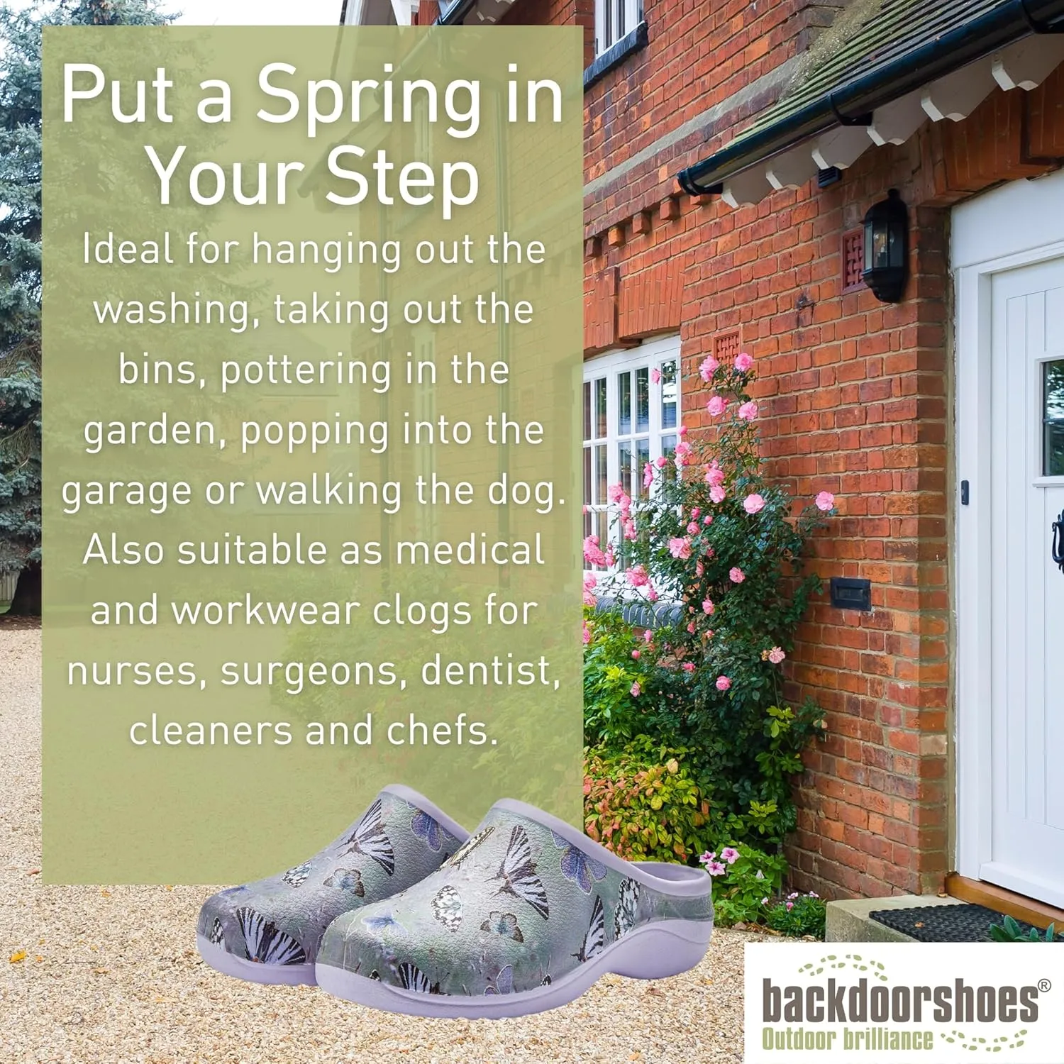 Waterproof Premium Garden Clog Shoes for Women with Arch Support
