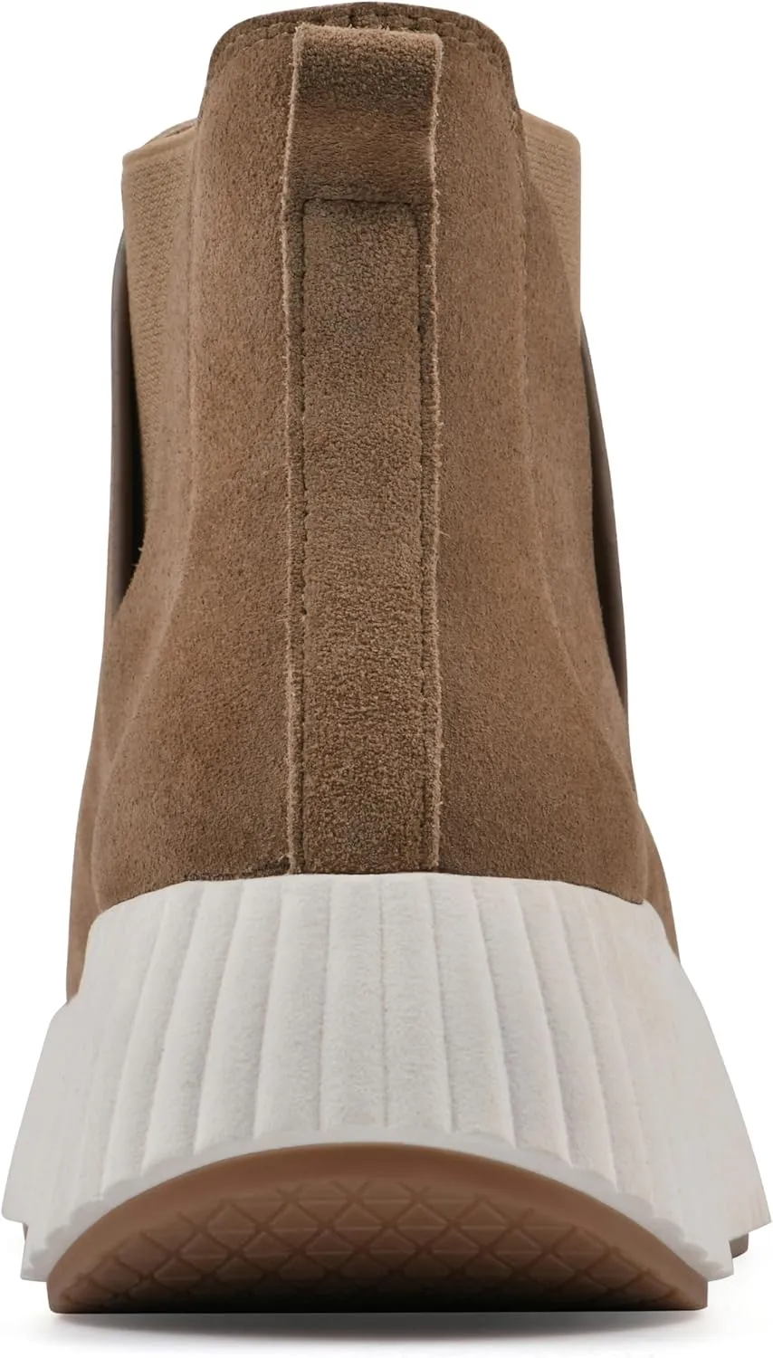WHITE MOUNTAIN Women's Dignify Platform High-Top Sneaker Bootie