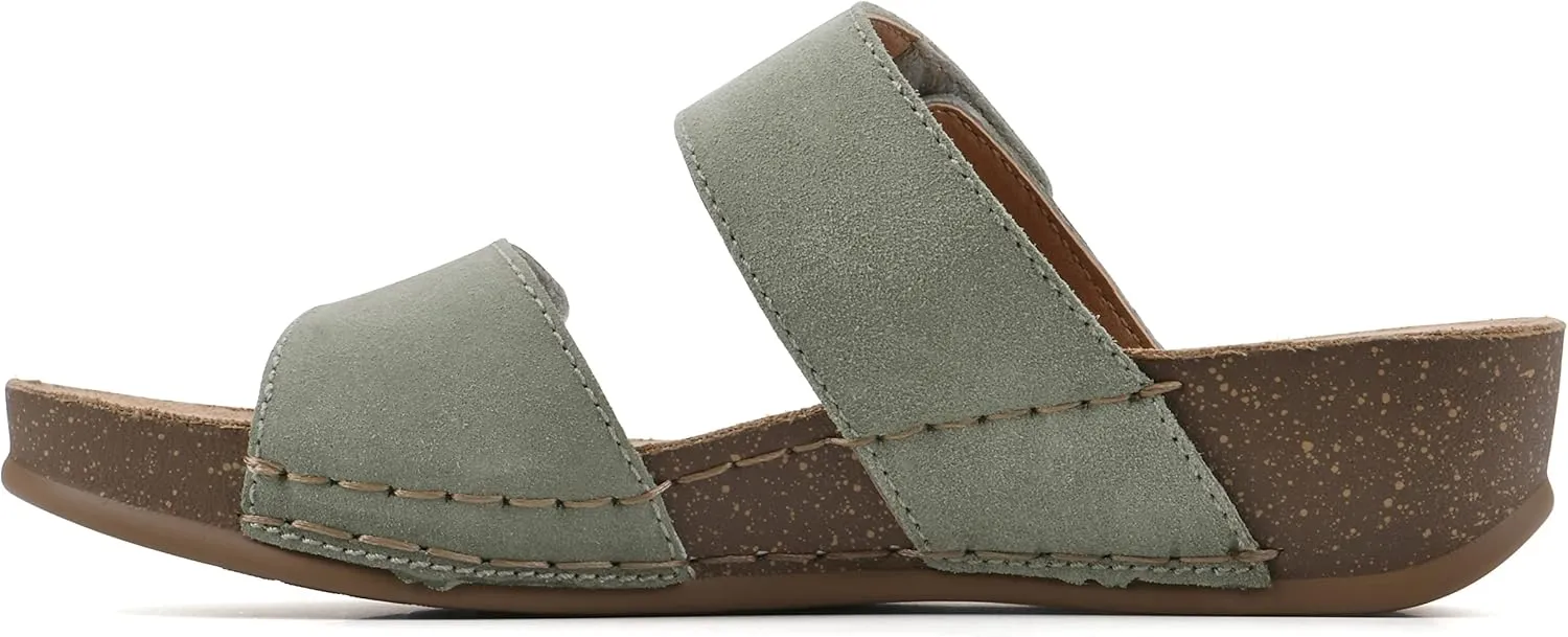 WHITE MOUNTAIN Women's Fervent Wedge Sandal
