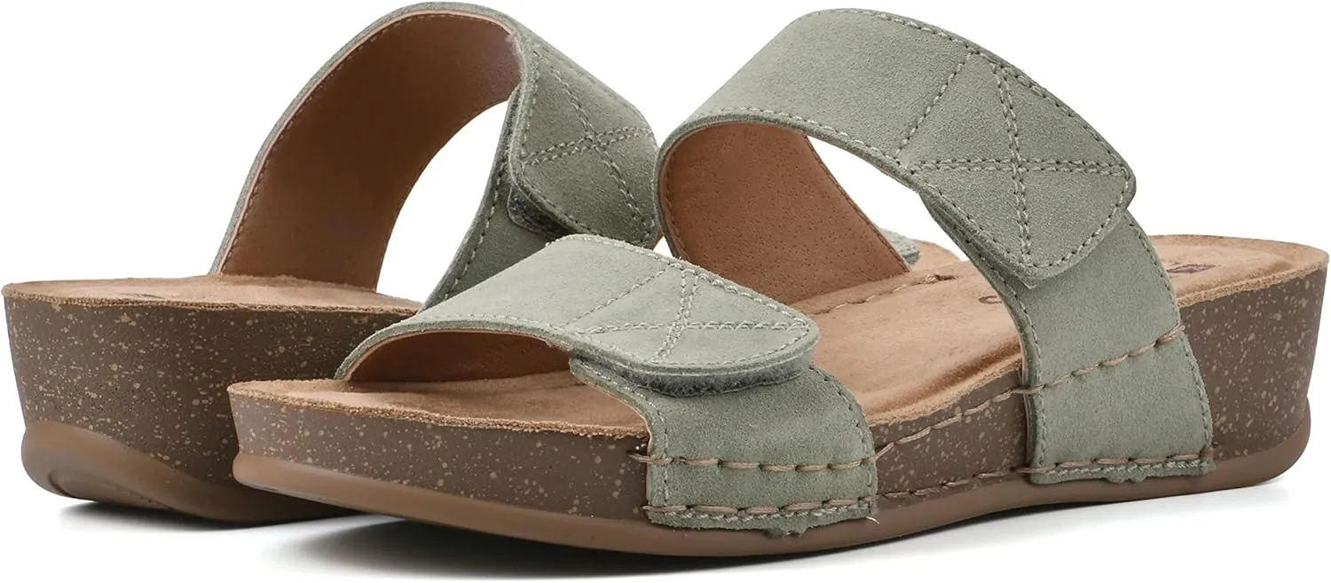 WHITE MOUNTAIN Women's Fervent Wedge Sandal