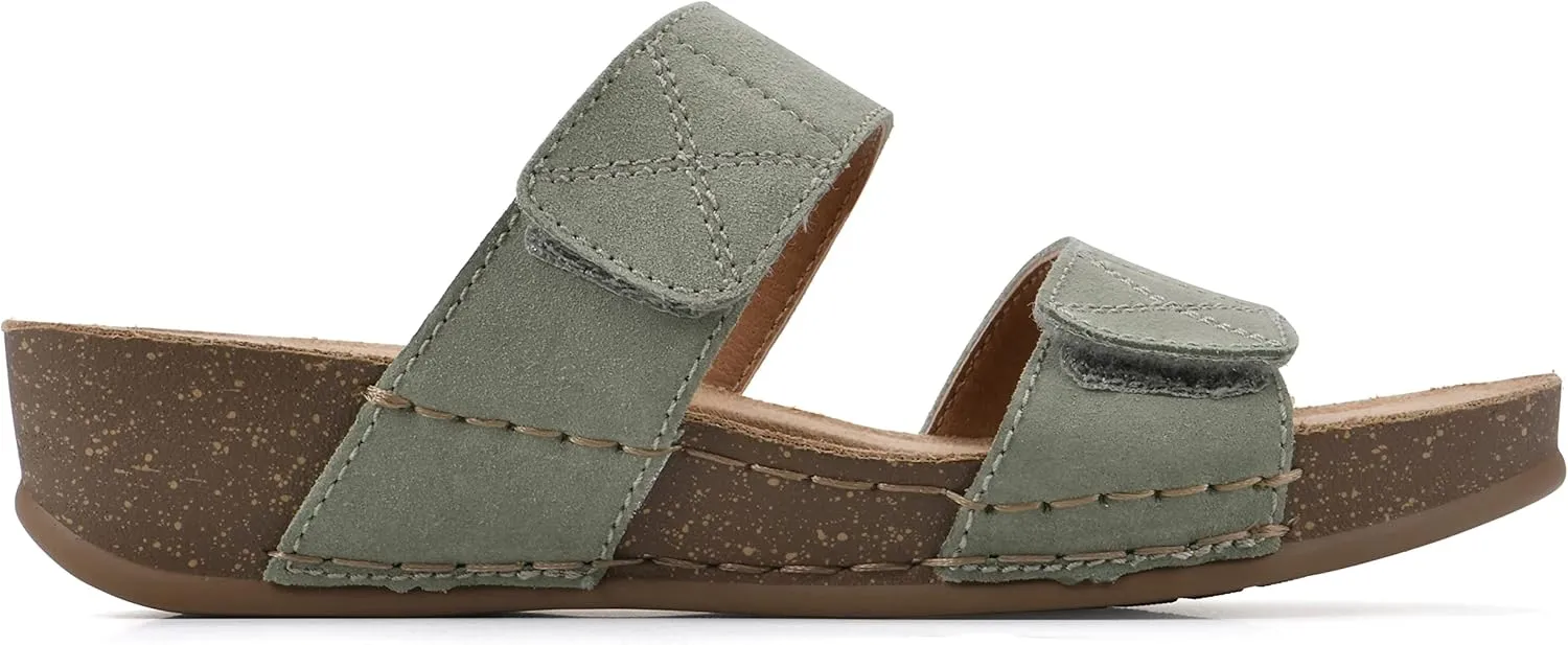 WHITE MOUNTAIN Women's Fervent Wedge Sandal