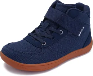 WHITIN High Top Boys/Girls Wide Barefoot Shoes   Zero Drop   Minimalist Sneaker for Little/Big Kids