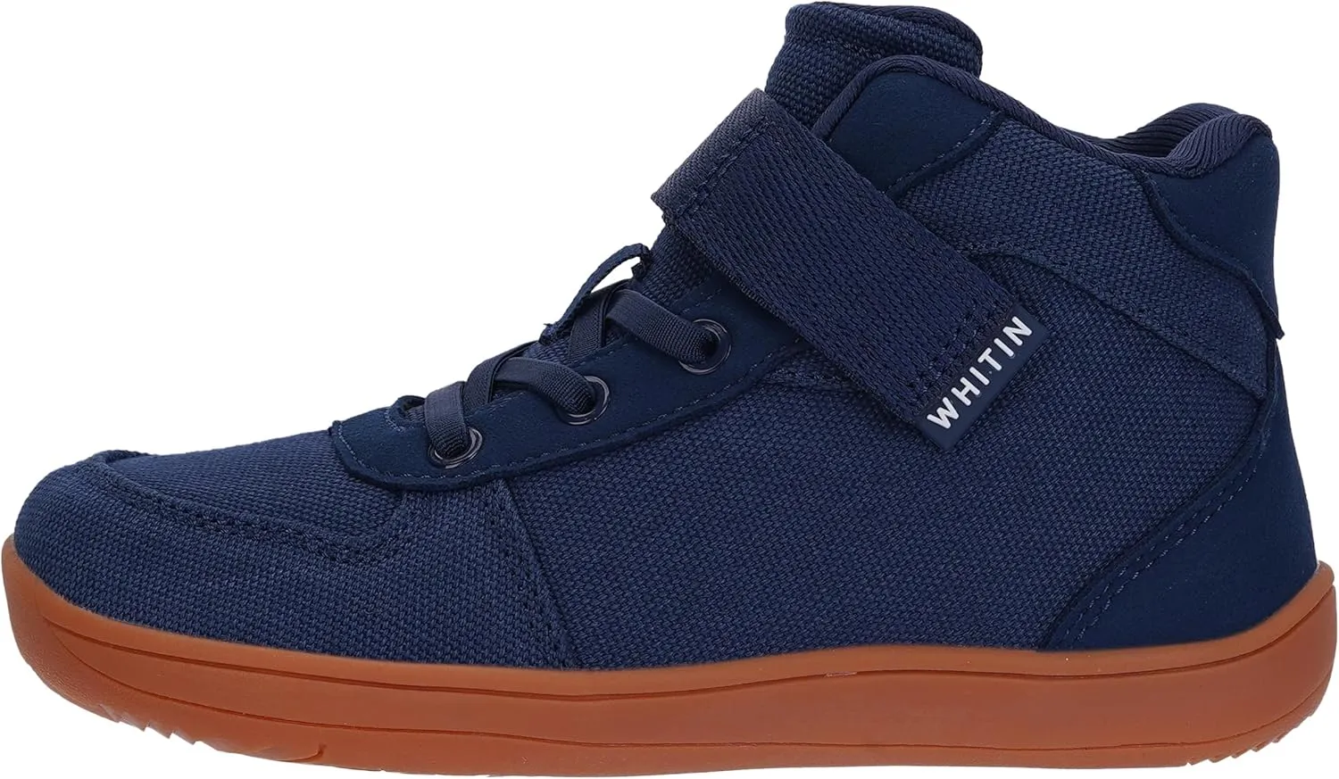 WHITIN High Top Boys/Girls Wide Barefoot Shoes   Zero Drop   Minimalist Sneaker for Little/Big Kids