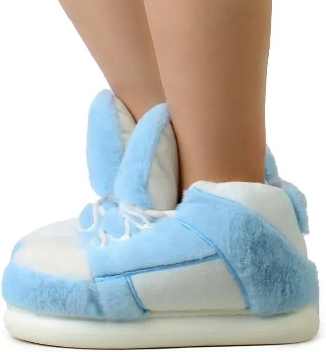 Wild Diva Slippy-01 Women's Lace Up Fur Detail Closed Toe Sneaker Slippers