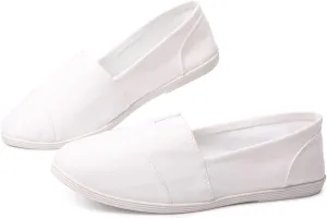 Womens Alpargata Slip On Loafer Flat Shoes Soft Daily Slip-On Casual Arch Support Sneaker Classic Flats Breathable Women's Loafer Canvas Walking Shoes