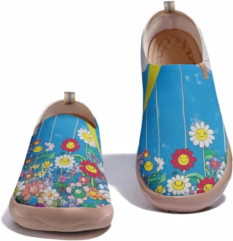 Women's Art Travel Shoes Slip-on Loafers Comfortable, Light and Fashionable Sneakers