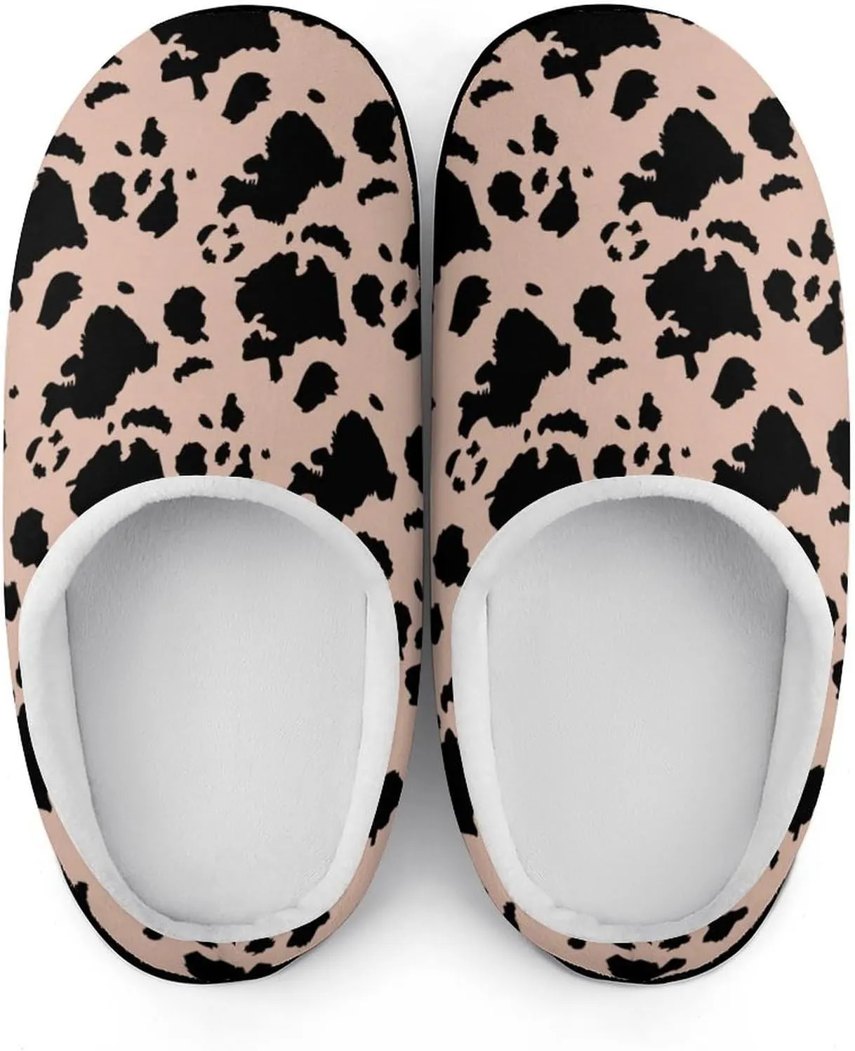 Womens Clog Slippers Comfy Bedroom Slip-On Shoes Ladies Halloween Slippers Warm Cotton House Slippers Indoor Outdoor