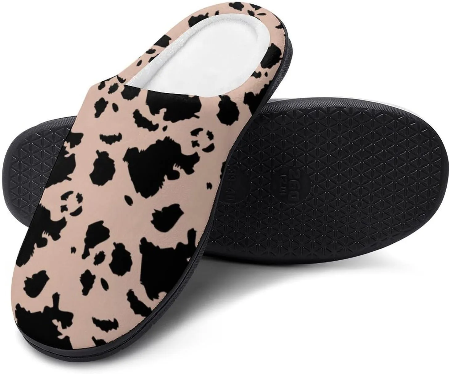 Womens Clog Slippers Comfy Bedroom Slip-On Shoes Ladies Halloween Slippers Warm Cotton House Slippers Indoor Outdoor