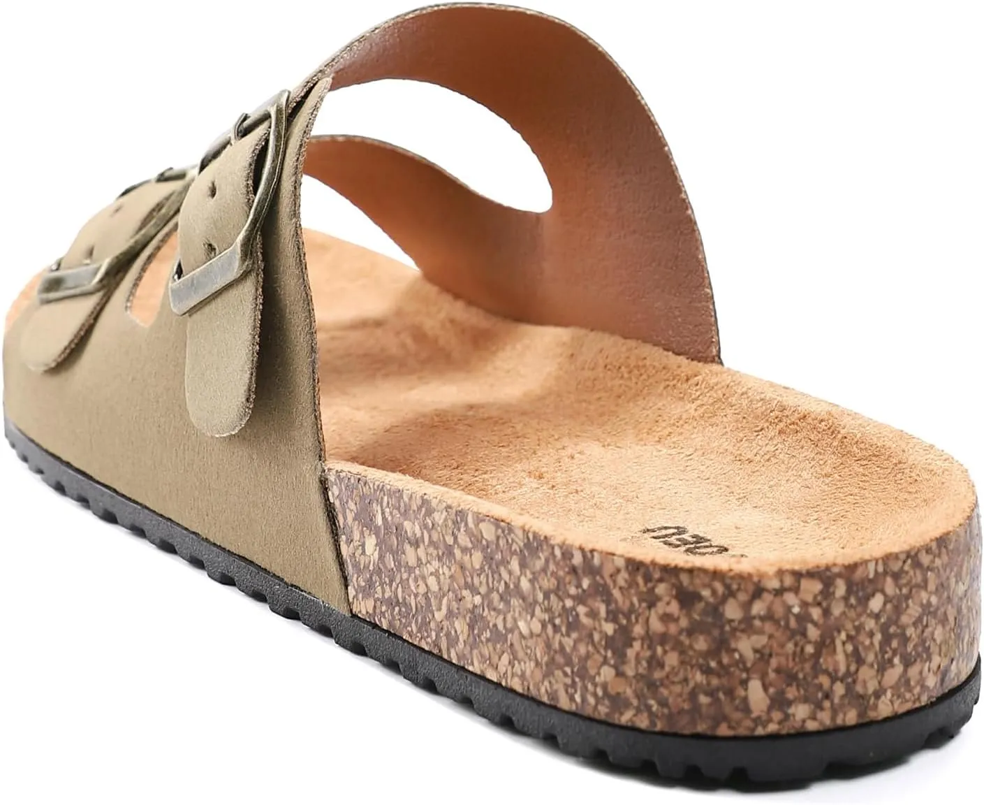 Women's Cork Sandals Comfortable Adjustable Buckle Strap Cork Footbed Arch Support Casual Ease of Wear Outdoor Slide Sandals