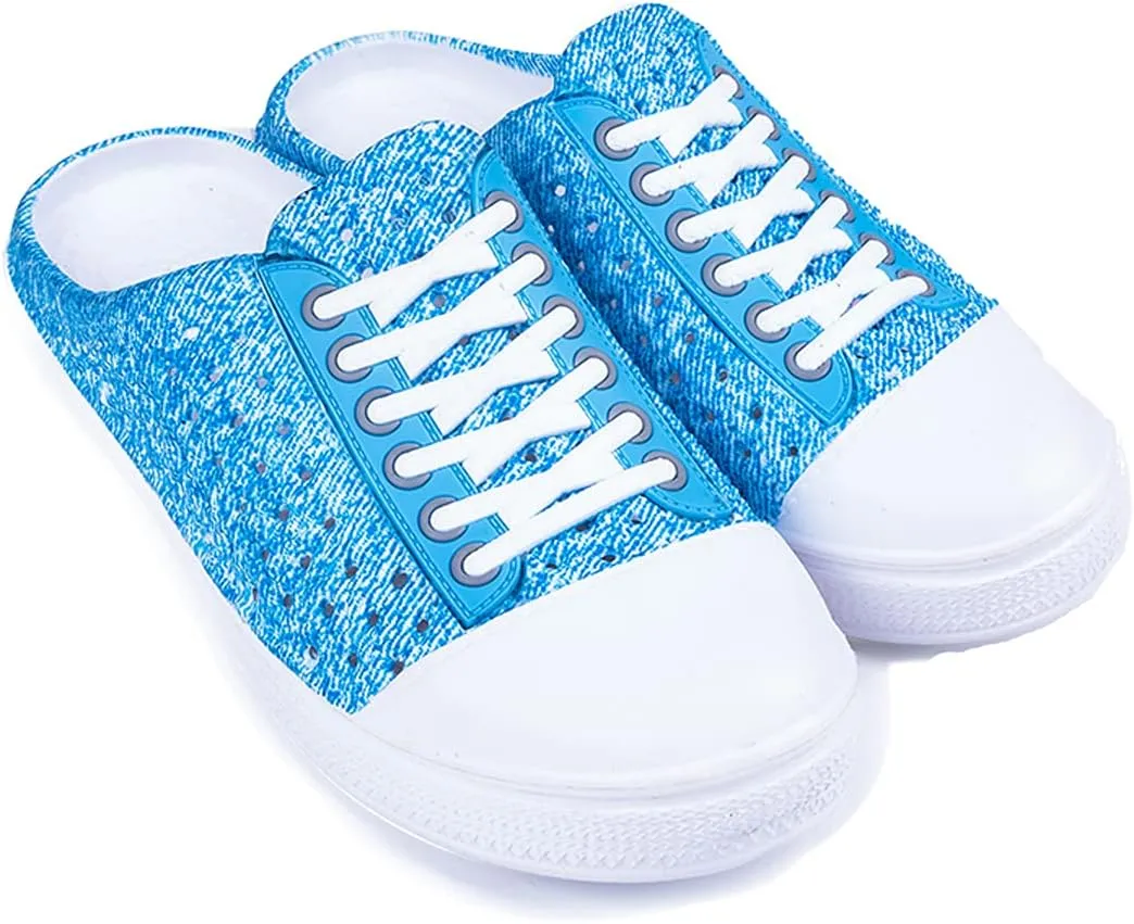 Womens Gardening Clogs Non-Slip Hole Breathable Lightweight Slippers Summer Beach Bathroom Sandals Indoor Outdoor Shoes Slip On