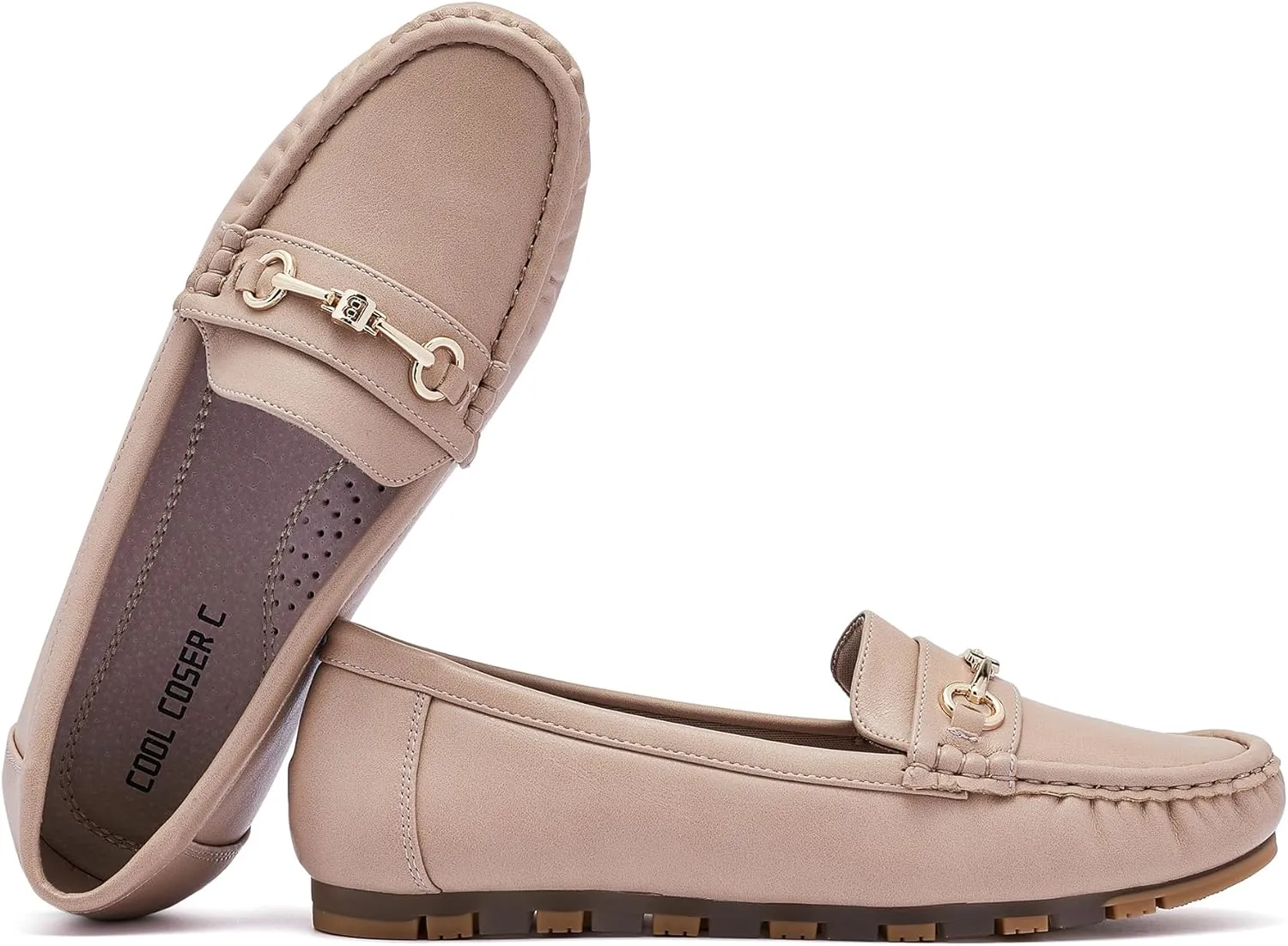 Women's Loafers Casual Slip on Flat Shoes Womens Penny Loafers Moccasions Comfort Dressy Work Shoes