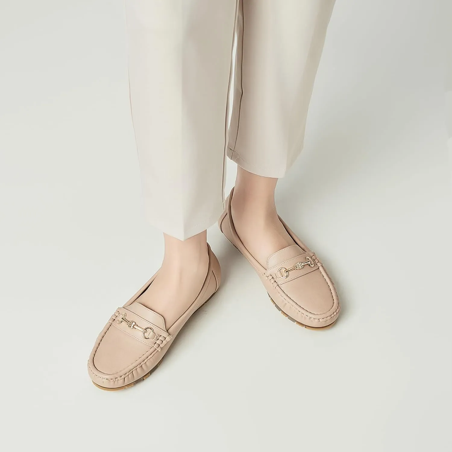 Women's Loafers Casual Slip on Flat Shoes Womens Penny Loafers Moccasions Comfort Dressy Work Shoes