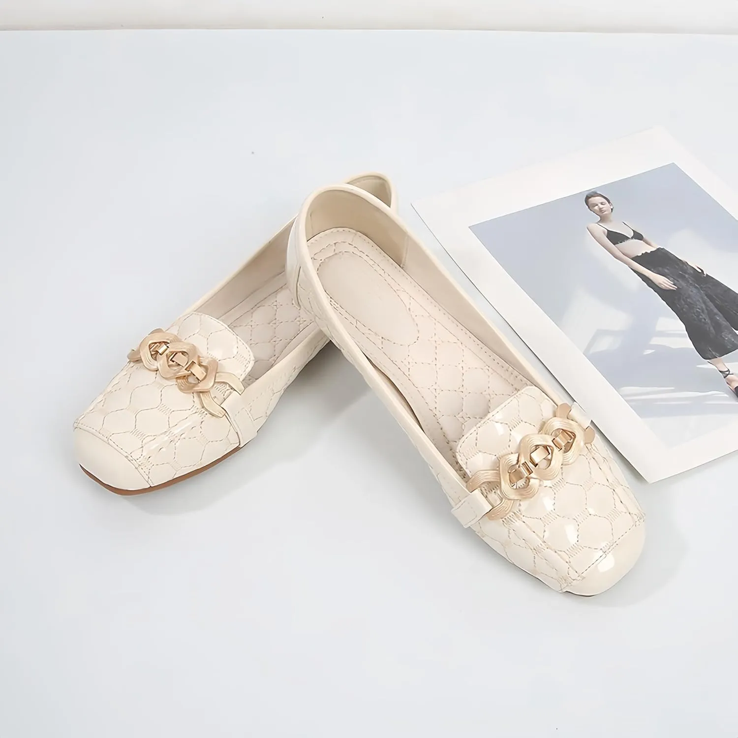 Women's Loafers Flats Casual Comfort Ladies Walking Shoes Moccasin Penny Loafers Slip On Work Shoes