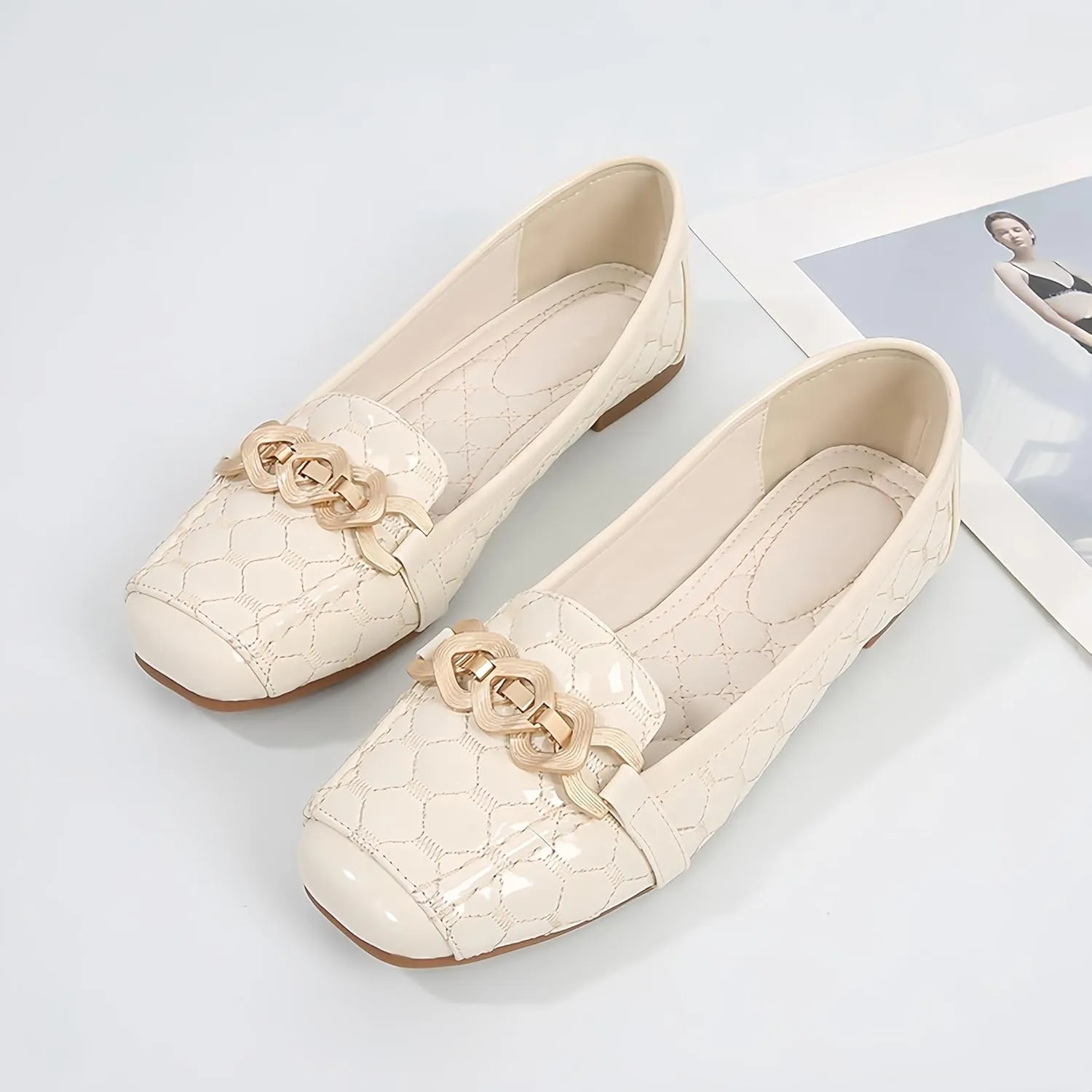 Women's Loafers Flats Casual Comfort Ladies Walking Shoes Moccasin Penny Loafers Slip On Work Shoes