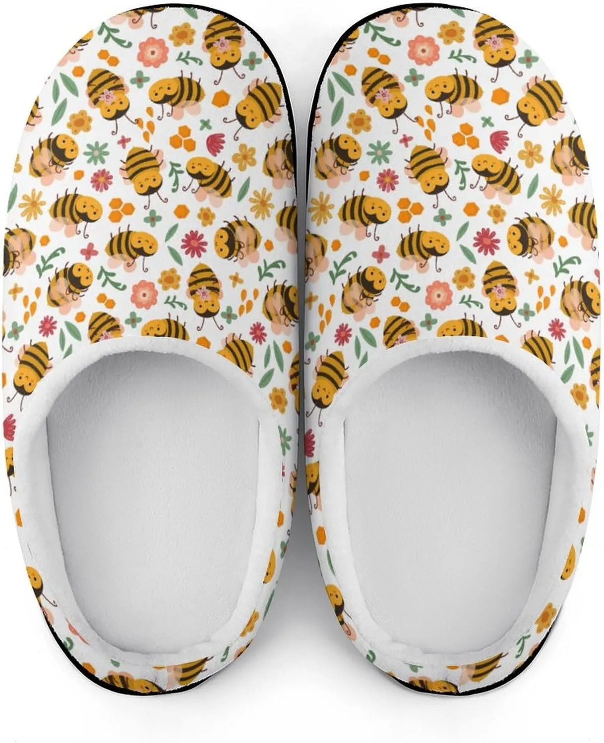 Womens Memory Foam Slippers Slip-On Shoes Mens Halloween Slippers Warm Cotton House Slippers Indoor Outdoor Slippers