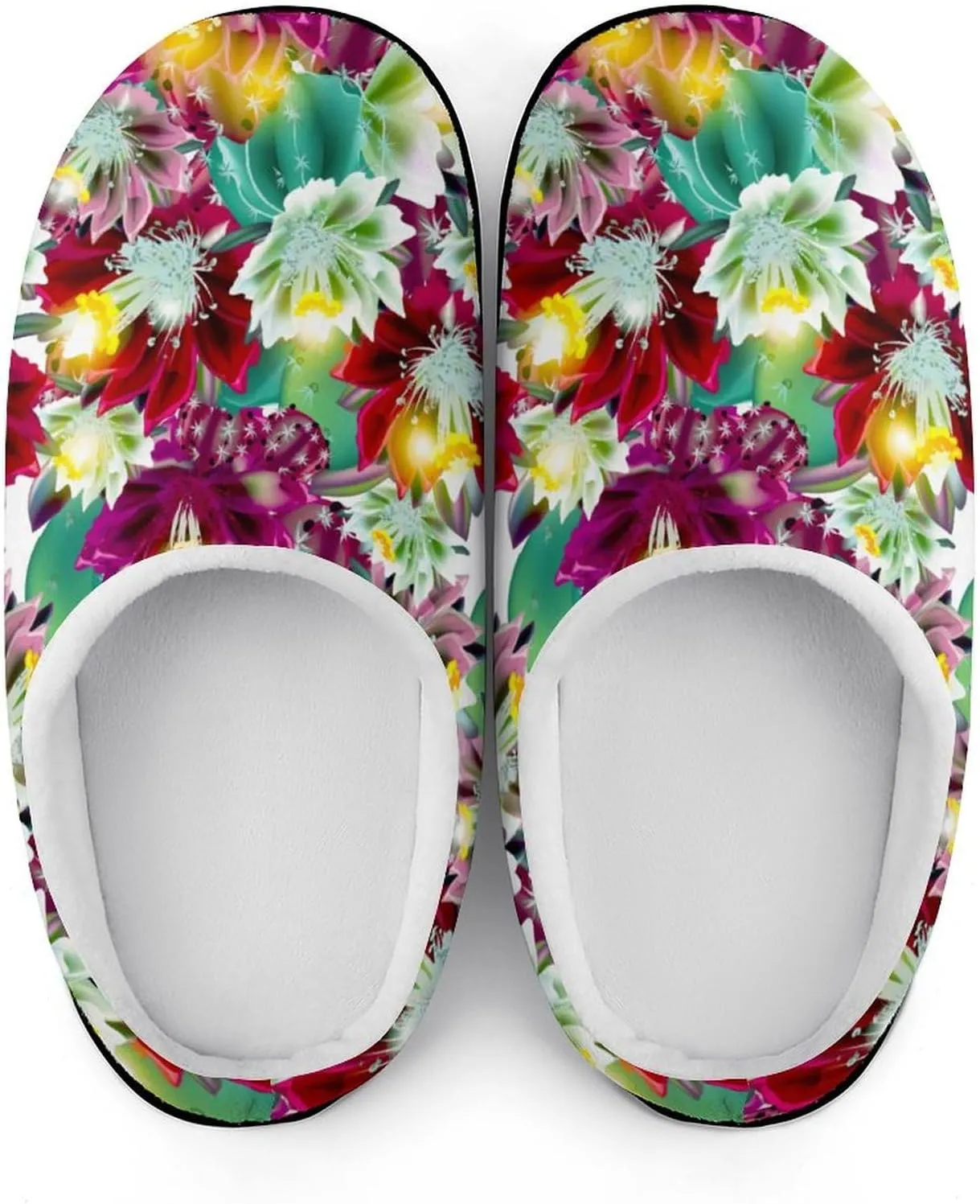 Womens Memory Foam Slippers Soft Bedroom Slip-On Shoes Ladies Halloween Slippers Cotton House Slippers Indoor Outdoor