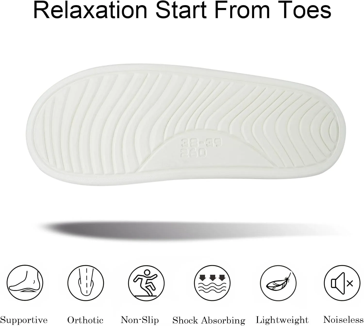 Women's Orthopedic Arch Support Open Toe House Slippers for Plantar Fasciitis Ladies Cozy Memory Foam Bedroom Gift Slippers Fluffy Corduroy Bow Crossband Slide