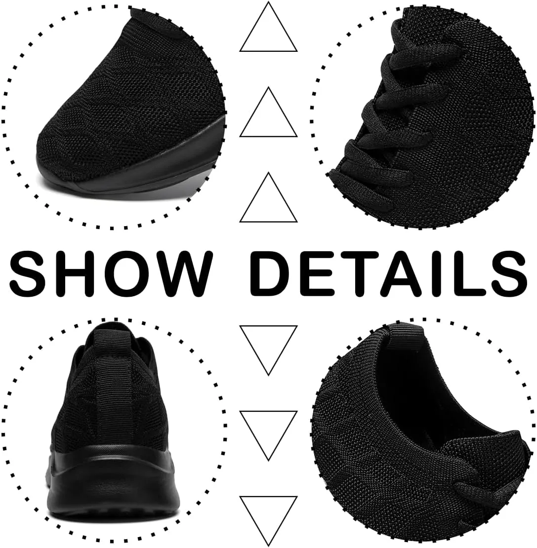 Womens Shoes Slip On Walking Sneaker Loafers for Women Boat Shoes Thick Sole Casual Tennis Sports Shoes Height Increase Sneakers
