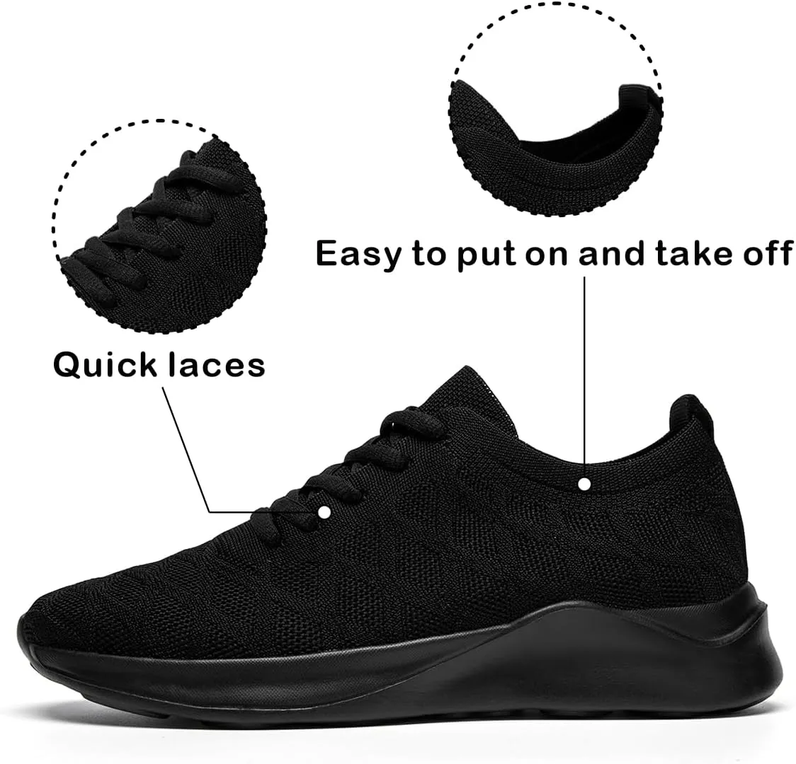 Womens Shoes Slip On Walking Sneaker Loafers for Women Boat Shoes Thick Sole Casual Tennis Sports Shoes Height Increase Sneakers