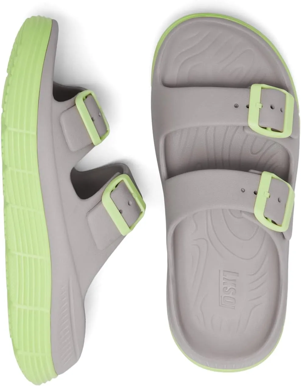 Women's Slide Sandals Recovery Sport Sandals Ladies Orthotic Adjustable Thick Cushion Reduces Stress on Feet, Joints & Back Post-Exercise With Comfortable Plantar Fasciitis Arch Support