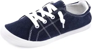Women's Slip On Canvas Sneaker Low Top Casual Walking Shoes Classic Comfort Flat Fashion Sneakers