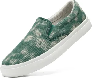 Women's Slip on Sneakers Womens Loafers Classic Canvas Leisure Vintage Flat Fashion Comfortable Elastic Sneakers