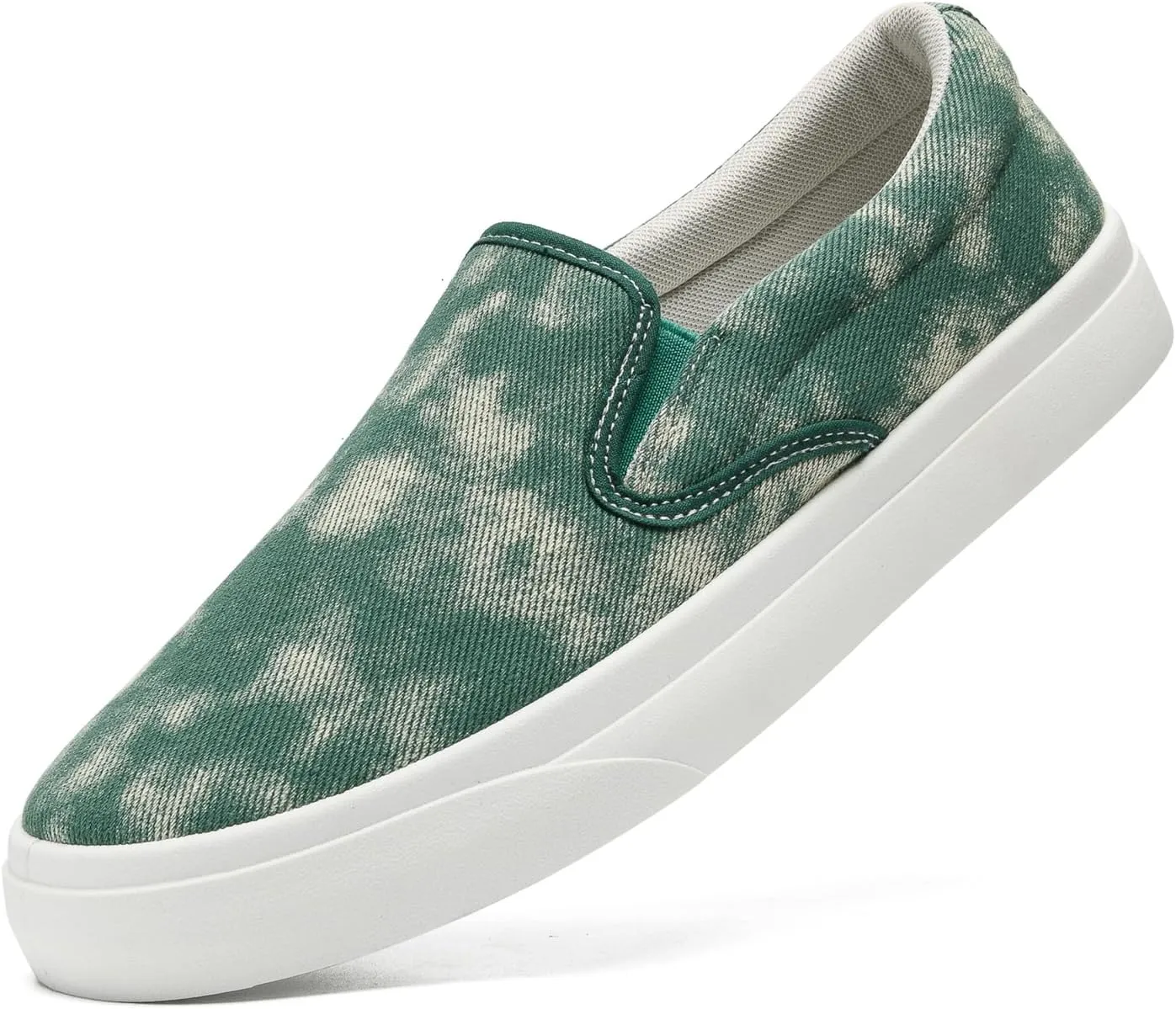 Women's Slip on Sneakers Womens Loafers Classic Canvas Leisure Vintage Flat Fashion Comfortable Elastic Sneakers