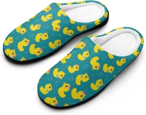 Womens Slippers Bedroom Slip-On Shoes Ladies Merry Christmas Print Slippers Warm Cotton House Slippers Indoor Outdoor