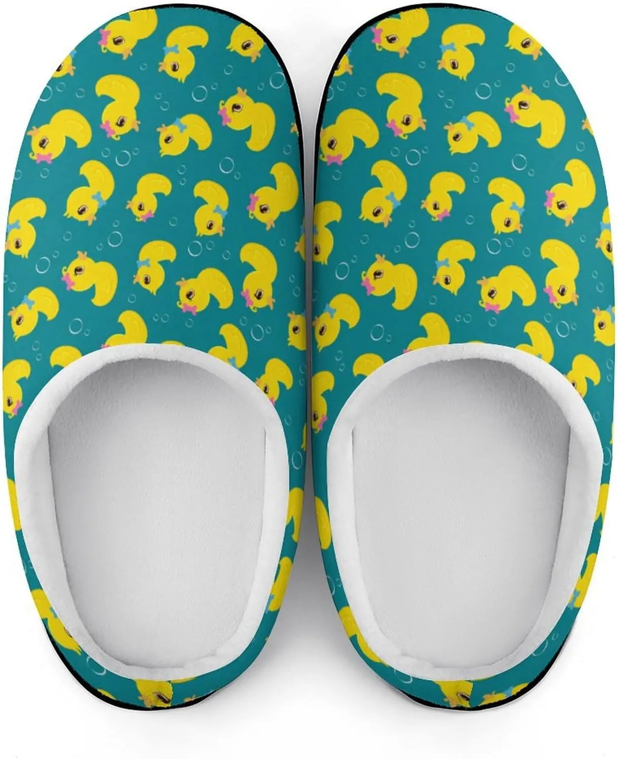 Womens Slippers Bedroom Slip-On Shoes Ladies Merry Christmas Print Slippers Warm Cotton House Slippers Indoor Outdoor
