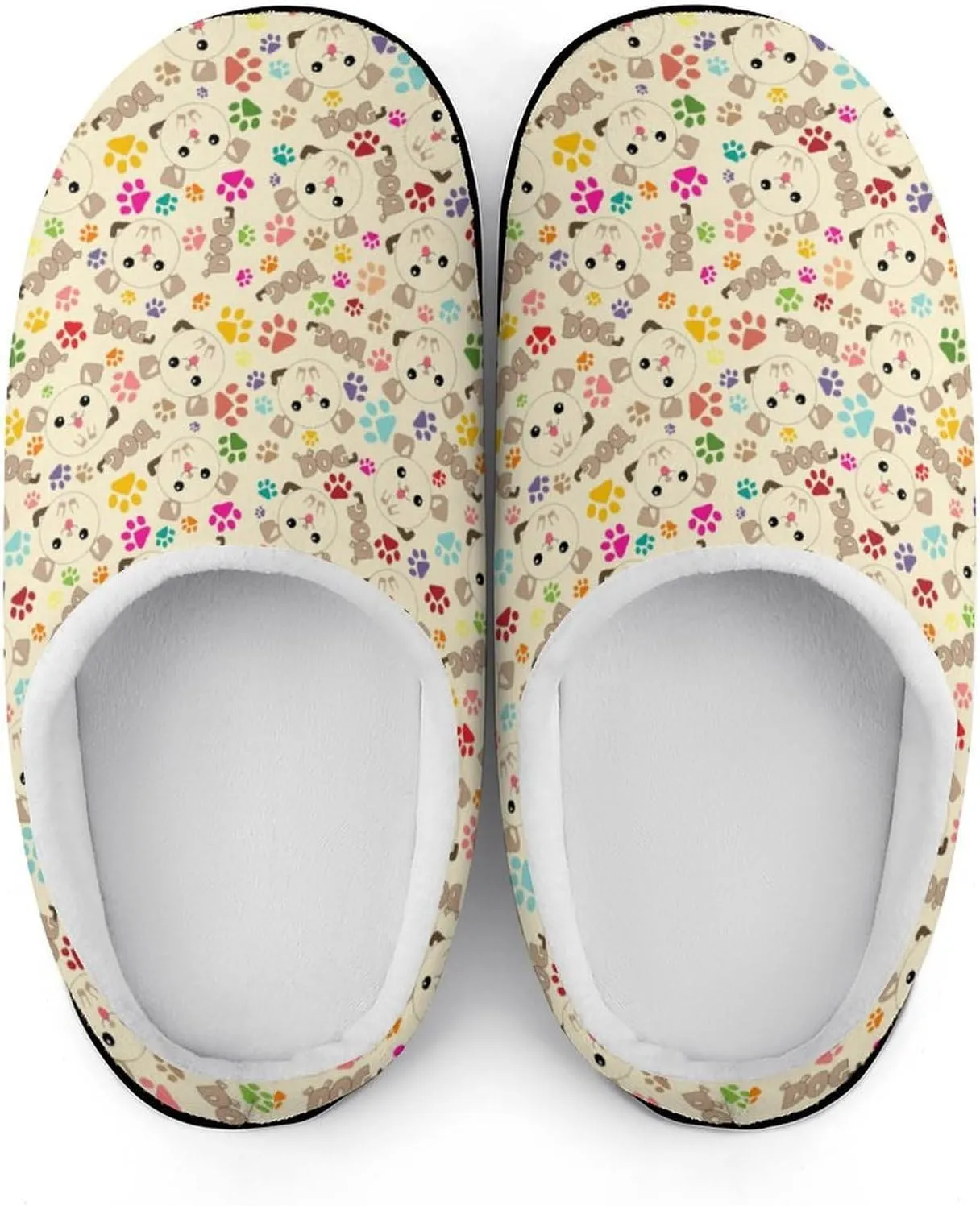 Womens Slippers Bedroom Slip-On Shoes Men's Halloween Slippers Warm House Slippers Indoor Outdoor Memory Foam Slippers