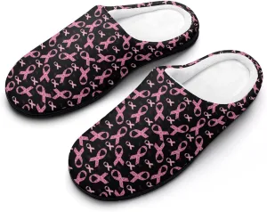 Womens Slippers Bedroom Slip-On Shoes Men's Halloween Slippers Warm House Slippers Indoor Outdoor Memory Foam Slippers