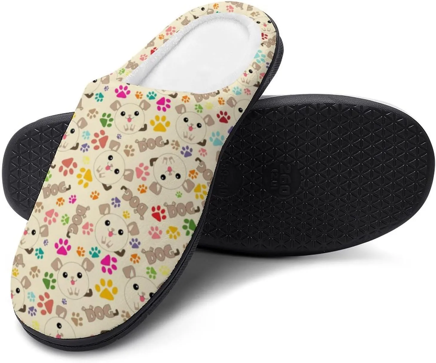 Womens Slippers Bedroom Slip-On Shoes Men's Halloween Slippers Warm House Slippers Indoor Outdoor Memory Foam Slippers