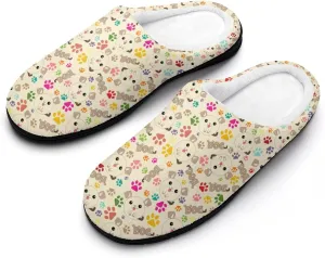 Womens Slippers Bedroom Slip-On Shoes Men's Halloween Slippers Warm House Slippers Indoor Outdoor Memory Foam Slippers