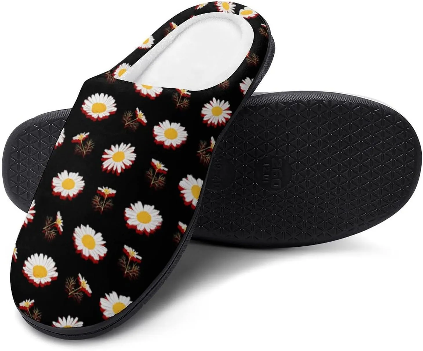 Womens Slippers Soft Bedroom Slip-On Shoes Men's Halloween Cute Ghosts Slippers Cotton House Slippers Indoor Outdoor