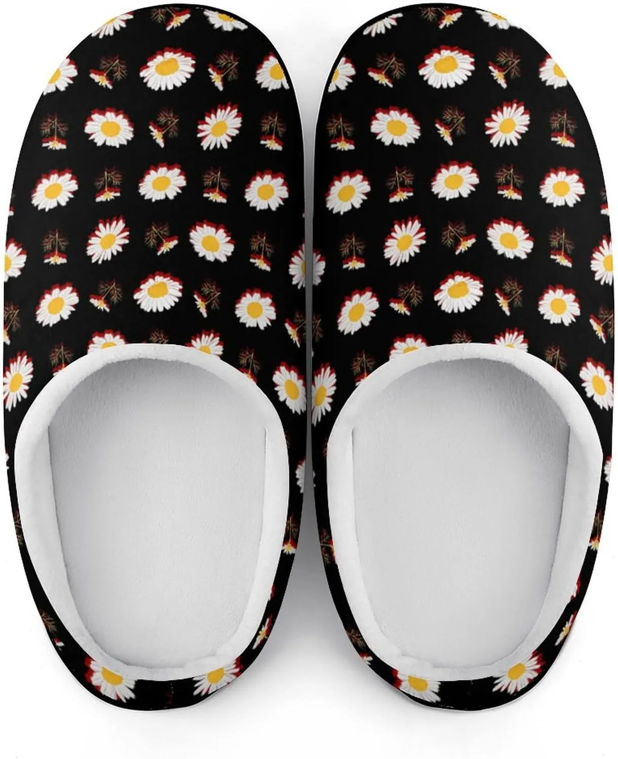 Womens Slippers Soft Bedroom Slip-On Shoes Men's Halloween Cute Ghosts Slippers Cotton House Slippers Indoor Outdoor