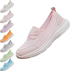 Women's Soft Sole Mesh Comfort Orthopedic Shoes, Comfortable Walking Shoes Women Arch Support, Low-top Flat Arch Support Walking Shoes, Casual Slip-on Shoes