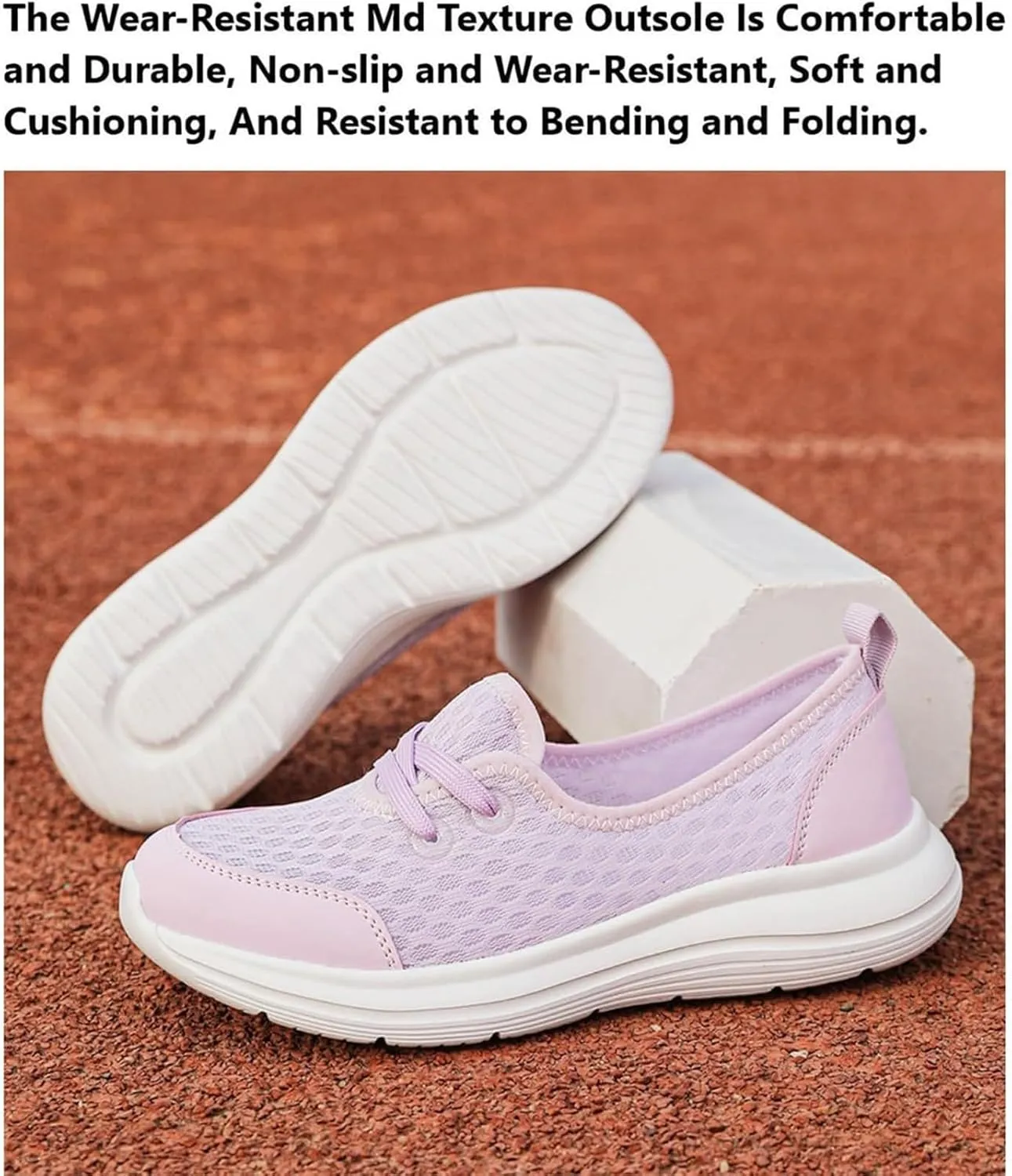 Women's Soft Sole Mesh Comfort Orthopedic Shoes, Flat Arch Support Walking Shoes