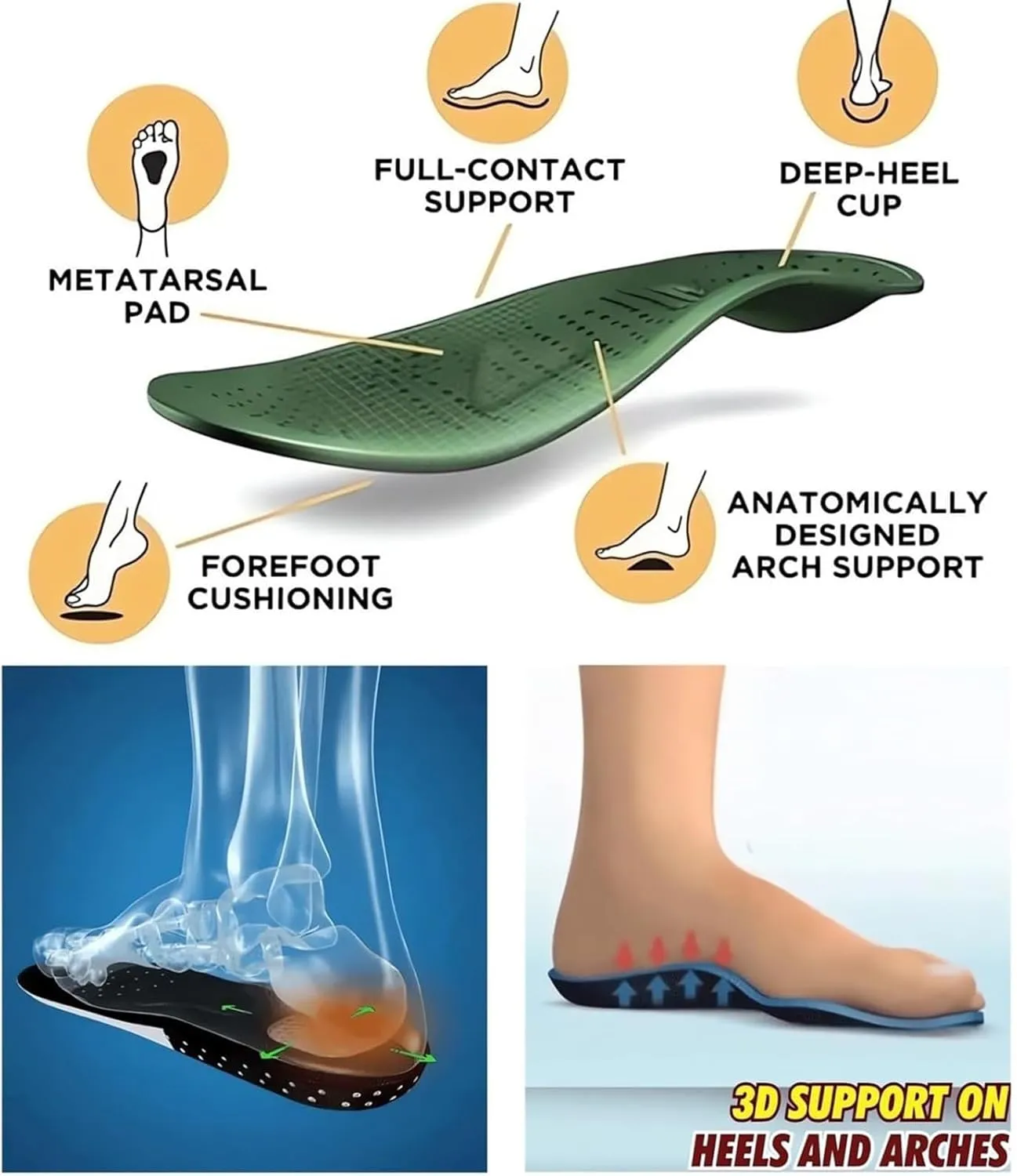 Women's Soft Sole Mesh Comfort Orthopedic Shoes, Flat Arch Support Walking Shoes