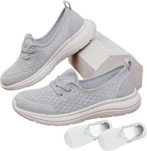 Women's Soft Sole Mesh Comfort Orthopedic Shoes, Flat Arch Support Walking Shoes
