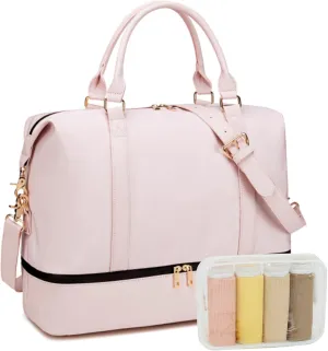 Womens Travel Weekender Bag Canvas Carry on Overnight Tote Luggage Duffel Beach Bags